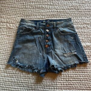 By rewash Jean Shorts High-Waisted